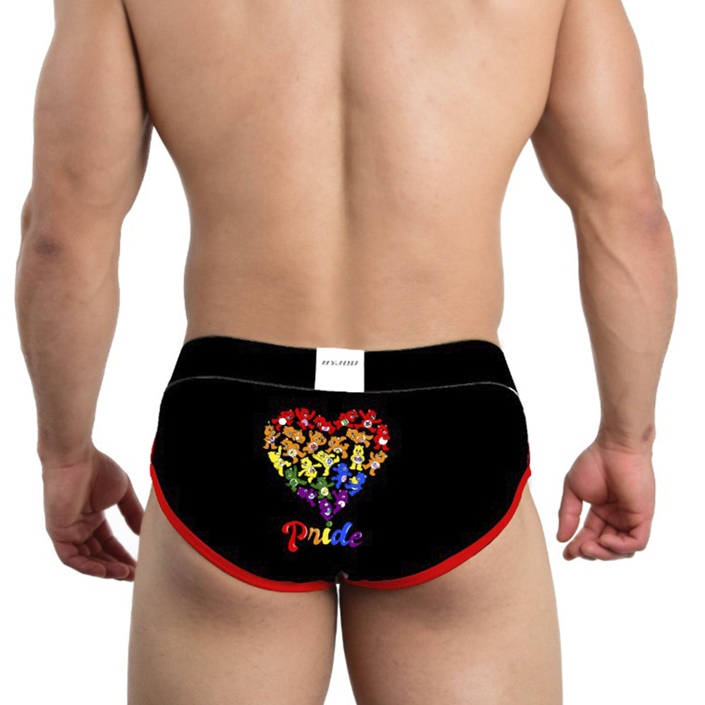Boxer Brief Men Pride Byjou Underwear Calzon Black BPRMX016