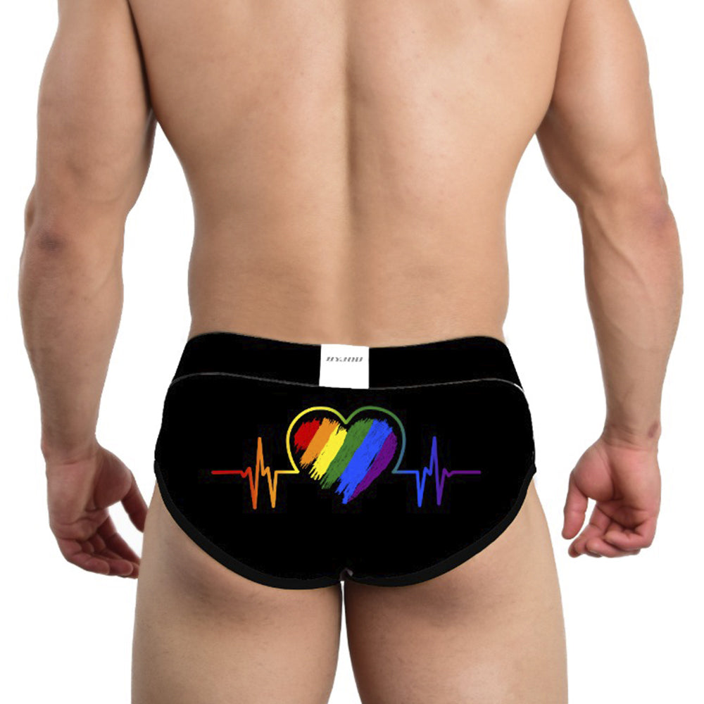 Boxer Brief Men Pride Byjou Underwear Calzon Black BPRMX017
