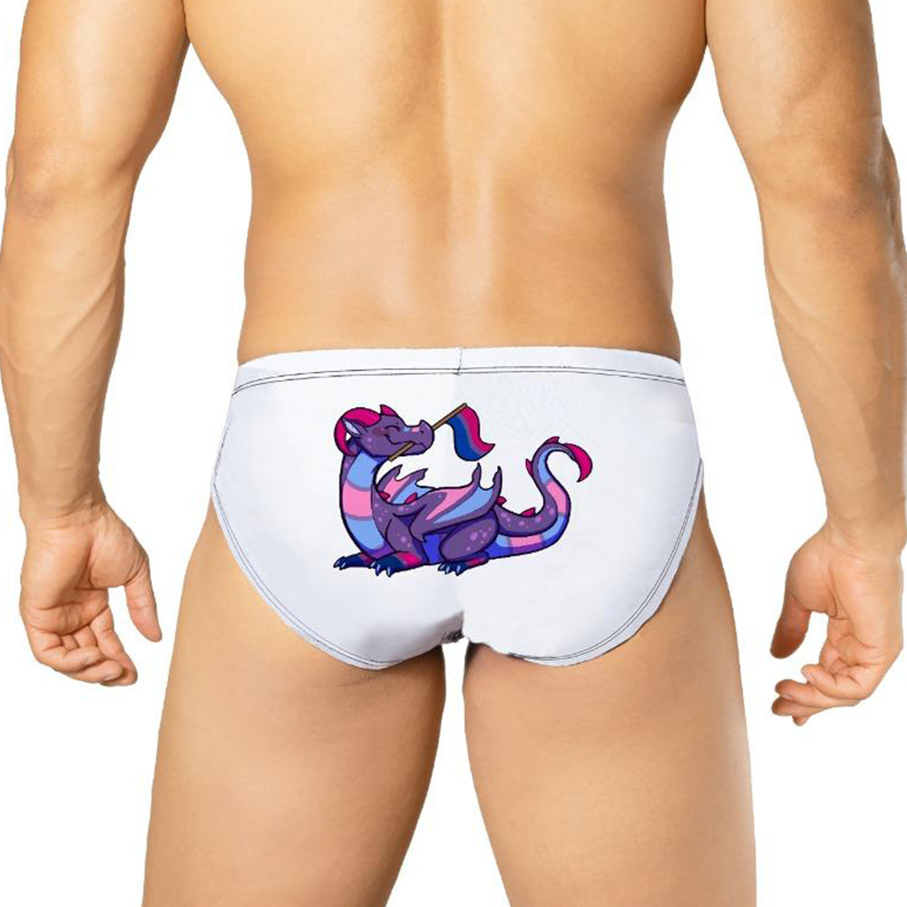 Boxer Brief Men Pride Byjou Underwear Calzon White BPRMX019