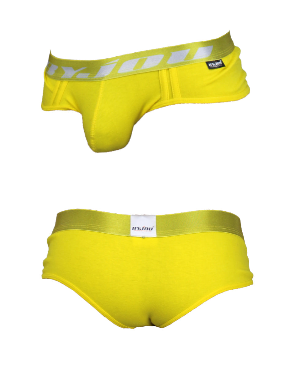 Boxer para Caballeros Brief Byjou (Amarillo) Ropa Interior BANDMXS1003