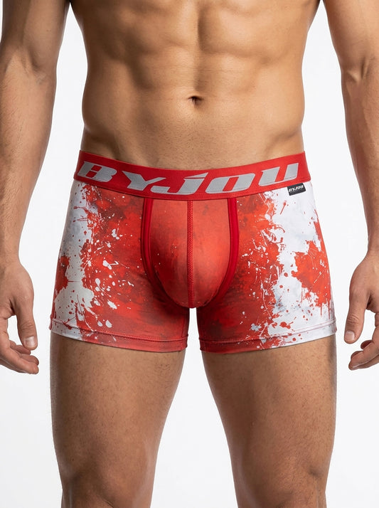 Bóxer para Hombre CANADA — Edición La Hoja que Sube | Estampado Bandera Fútbol 2026 | Byjouduha BNAUMX192
