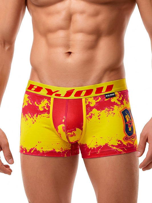 Bóxer para Hombre ESPAÑA — Edición La Furia Roja | Estampado Bandera Fútbol 2026 | Byjouduha BNAUMX190